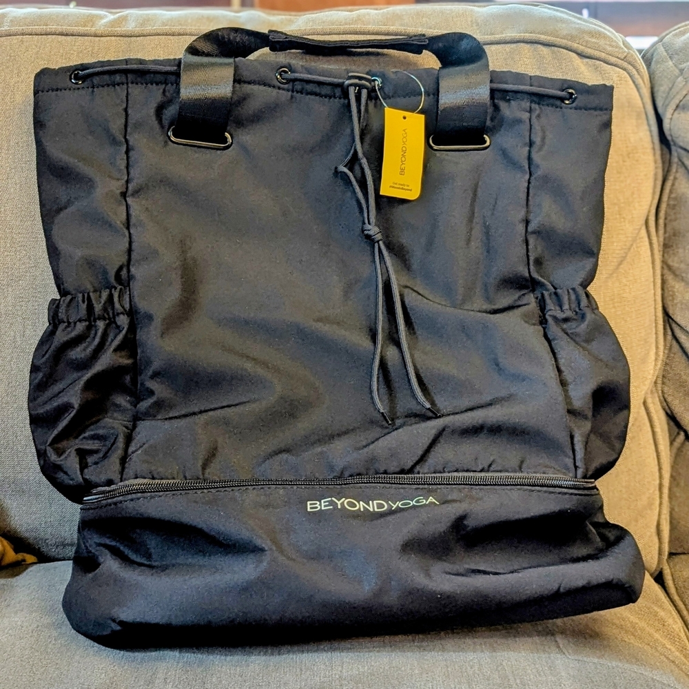 Beyond Yoga Black Backpack